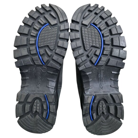 Blundstone 2238 Rustic Black Chelsea Leather Lug Boot Size 7.5 - Picture 6 of 10